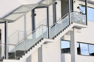 a building with a staircase