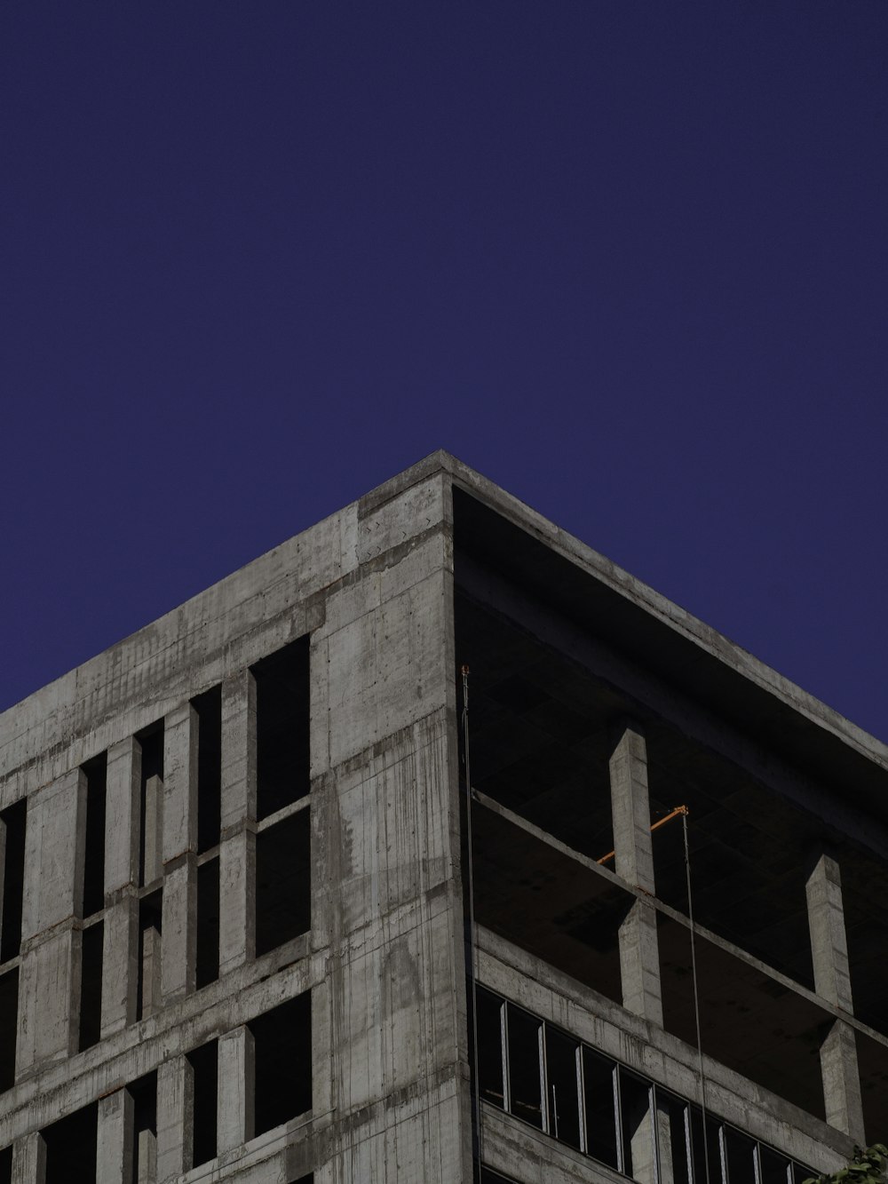 a building with a blue sky