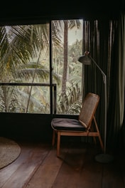 a chair in a room