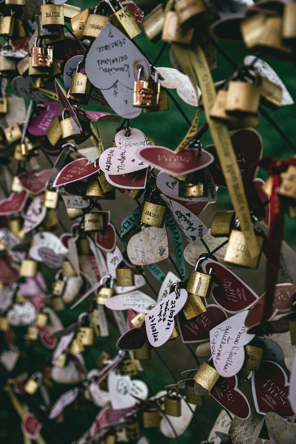 a pile of locks