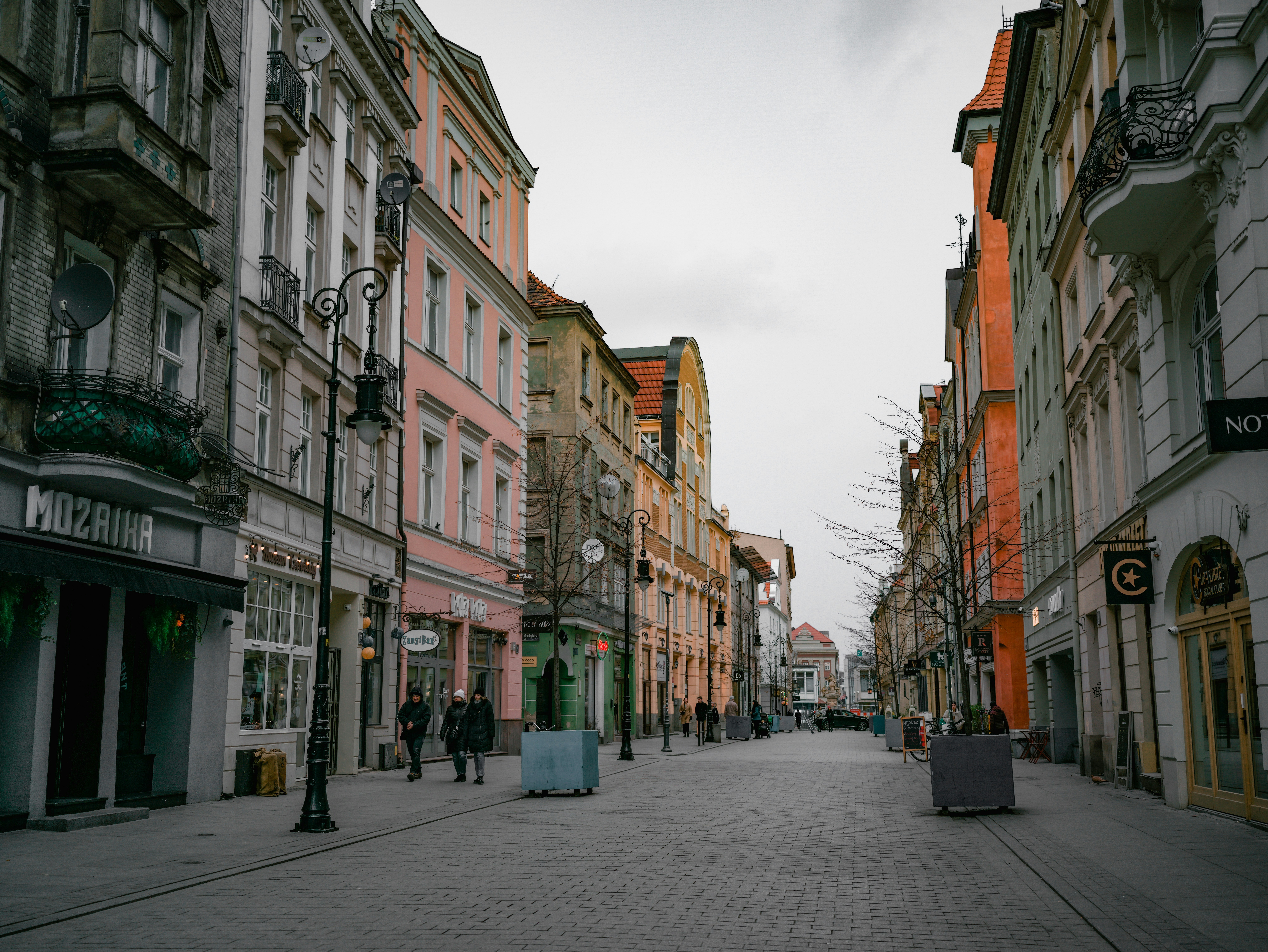 a street with buildings on both sides