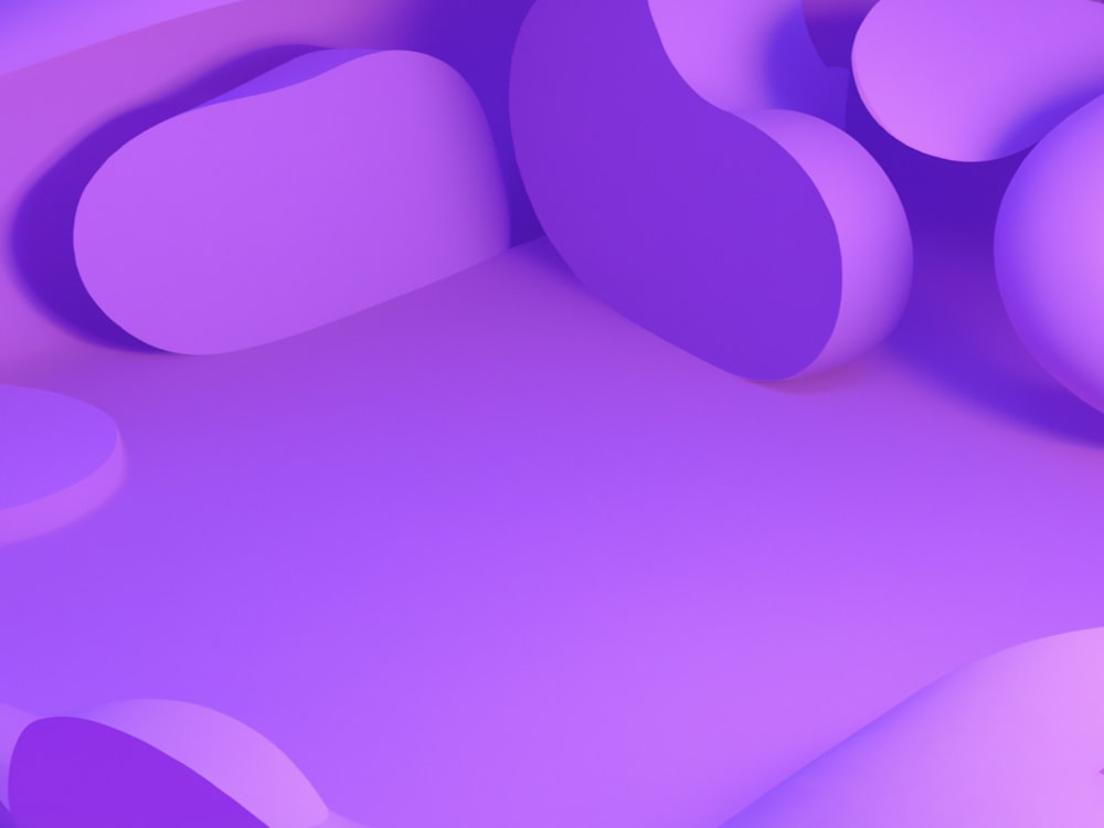 an abstract purple background with rounded shapes