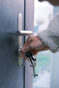 a person holding a gun