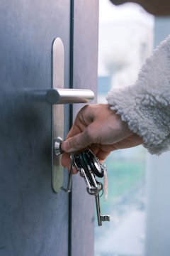 a person holding a gun