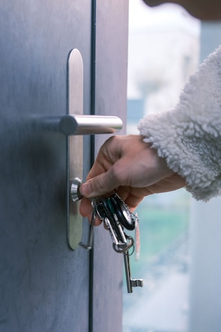 a person holding a gun
