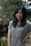 a person with dark hair