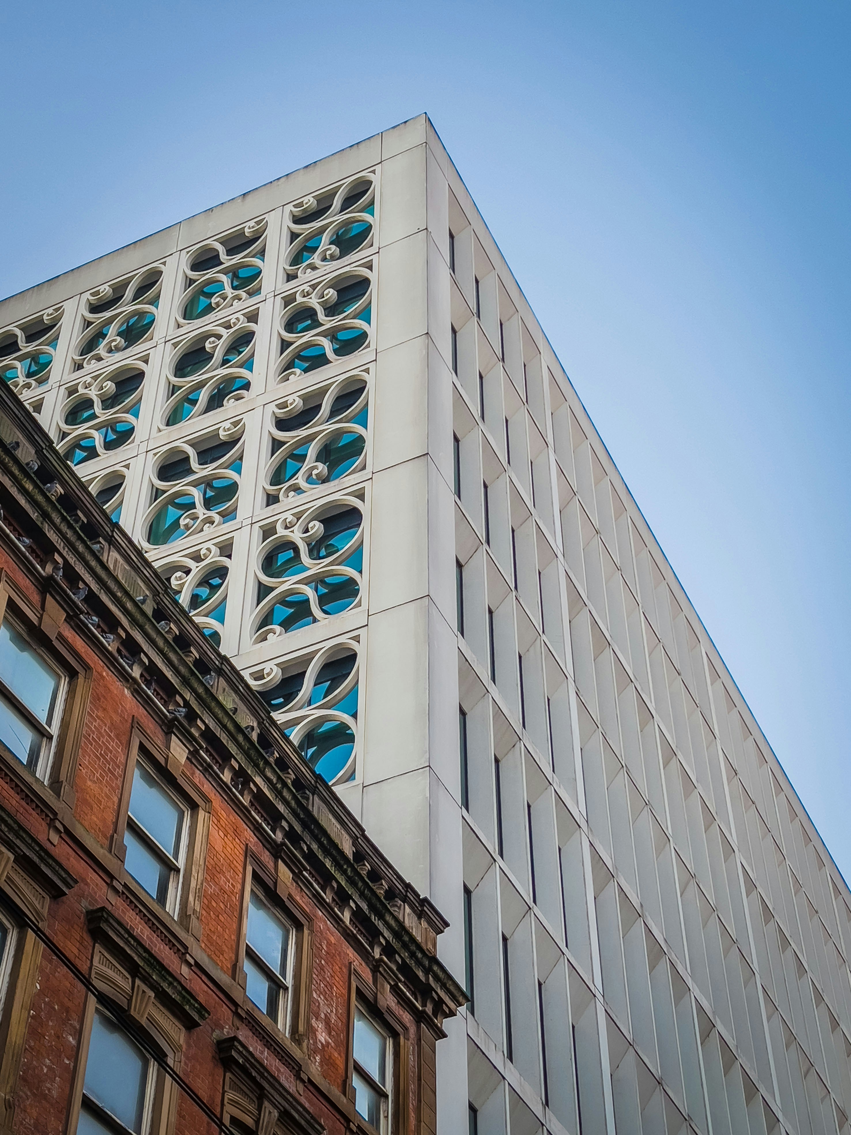 a tall building with many windows