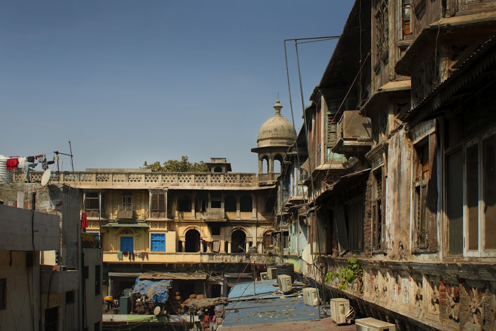 a street with buildings on both sides