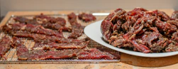a couple of trays of meat