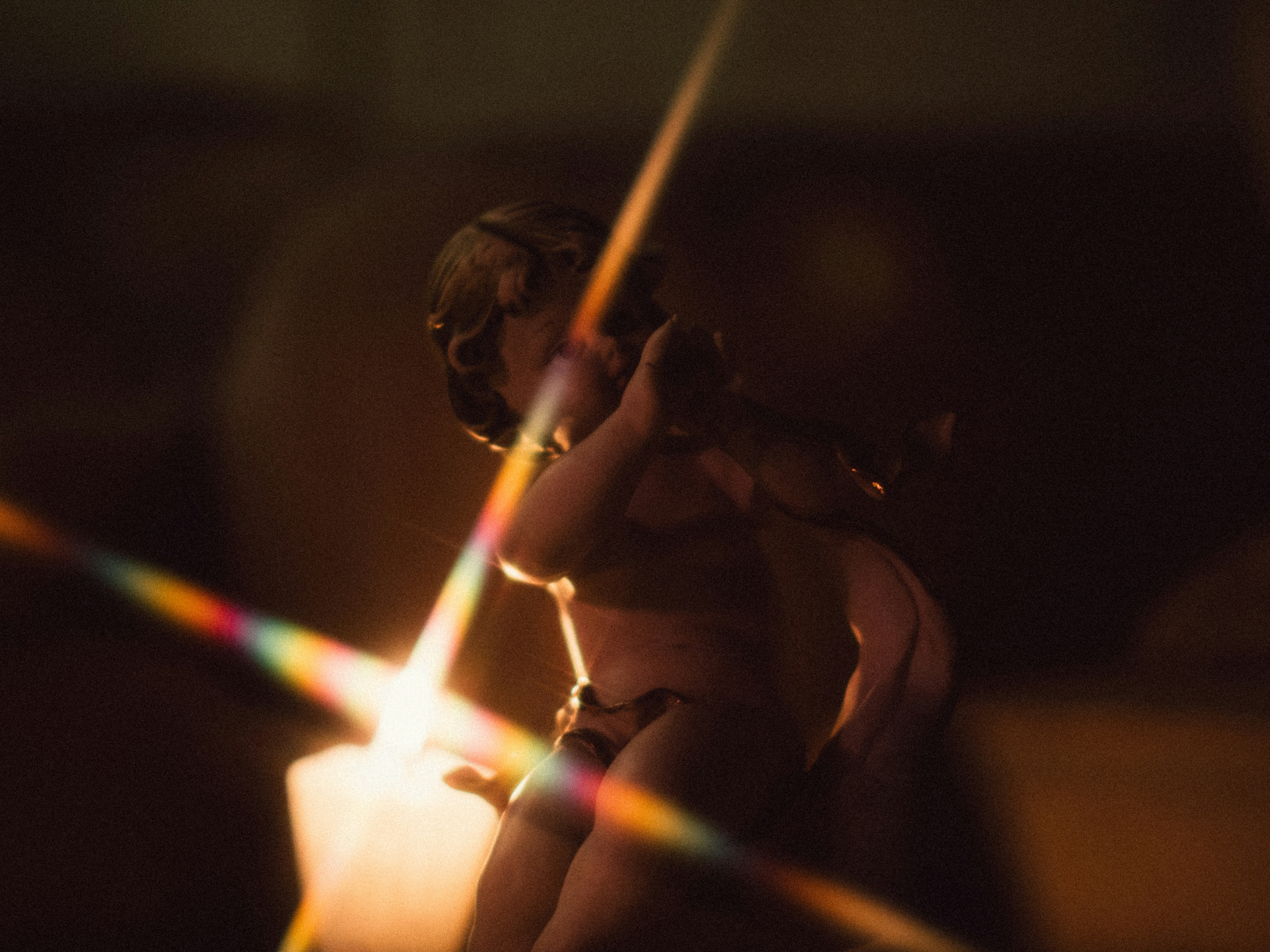 Hayden Christensen as Anakin Skywalker holding a lightsaber - hayden christensen