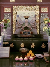 An image of a peaceful spiritual altar.