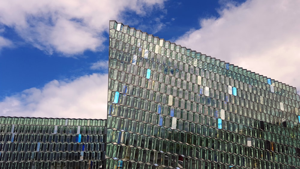 a tall building with many windows