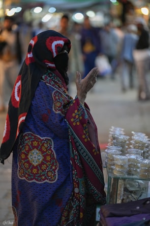 a person in a garment