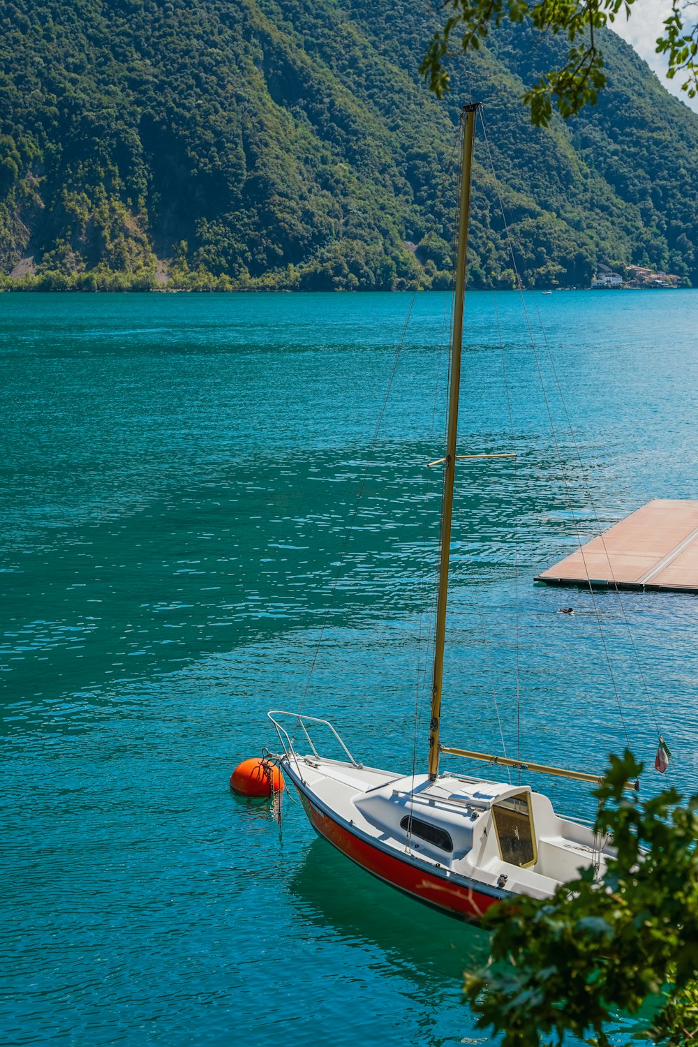 a boat in the water