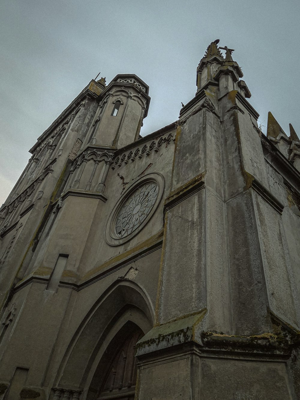 a clock on a tower