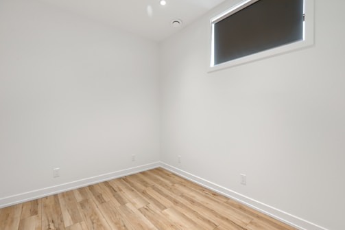 A clean, empty room after a thorough professional cleanup.