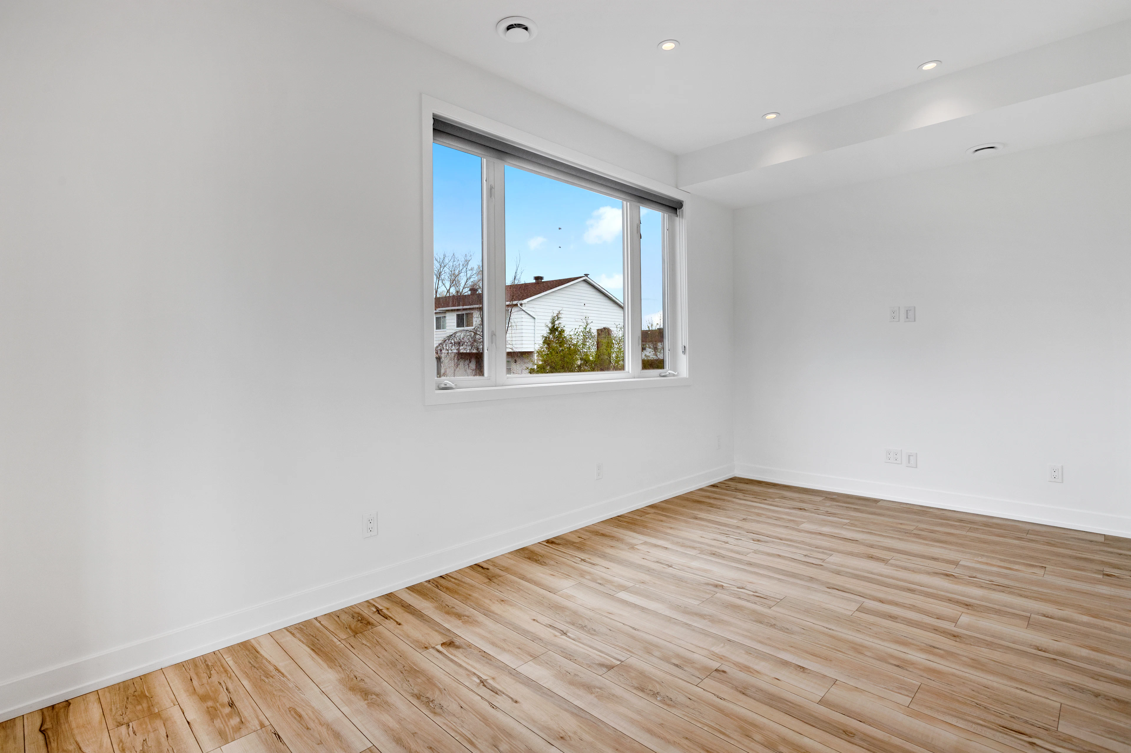 The same home cleared and ready for listing