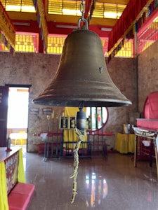 Wooden Puja Bell