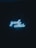 Neon blue letters spelling 'good vibes' illuminate against a dark background, giving off a cool and serene atmosphere.