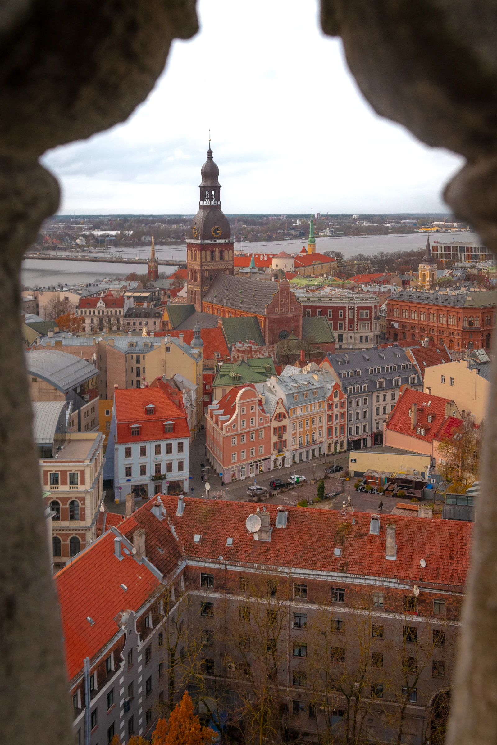 Riga Old Town — municipal overnight fee territory