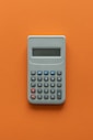a calculator on a table