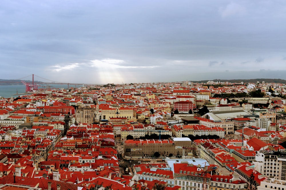 a city with many buildings