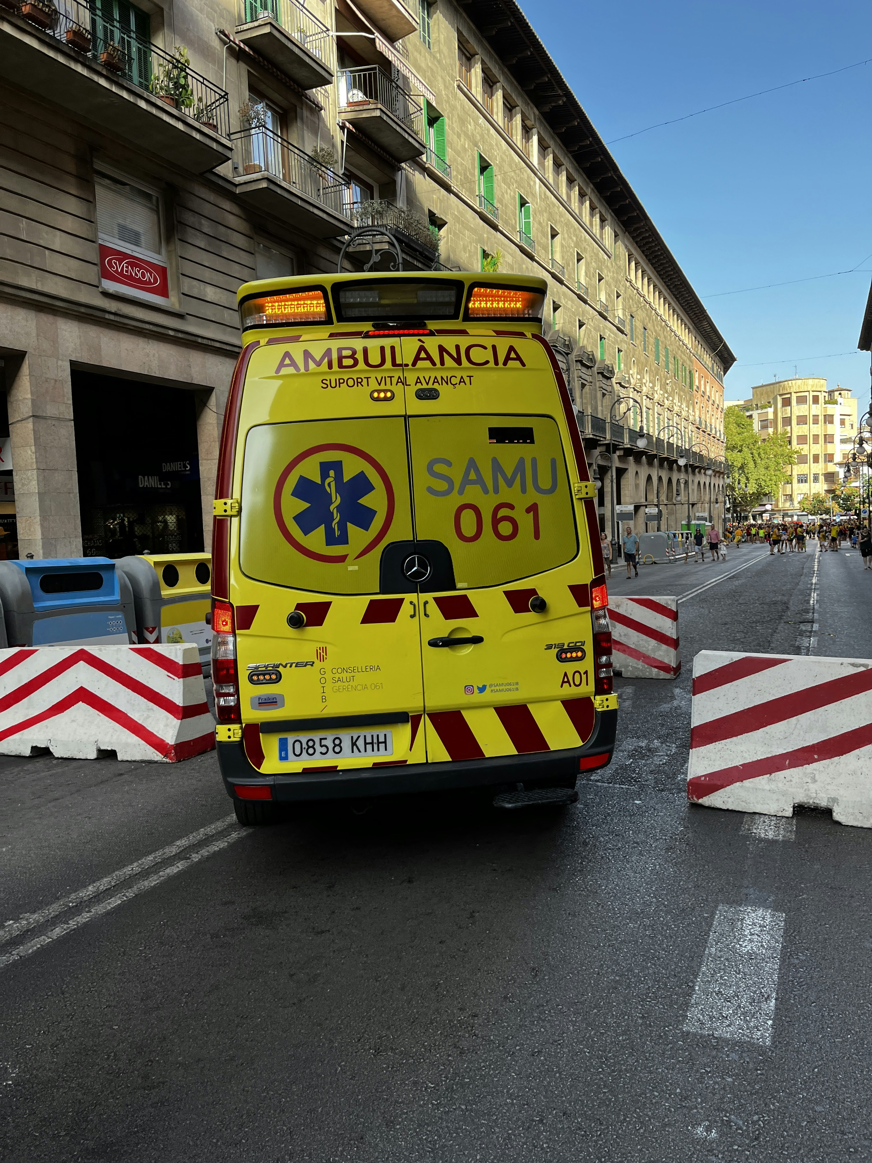 a yellow bus on a street