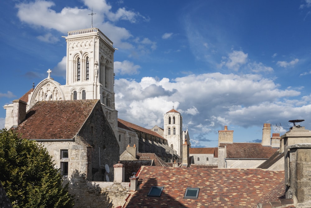 a building with a tower