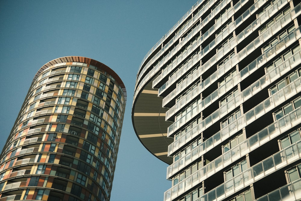 a low angle view of a building