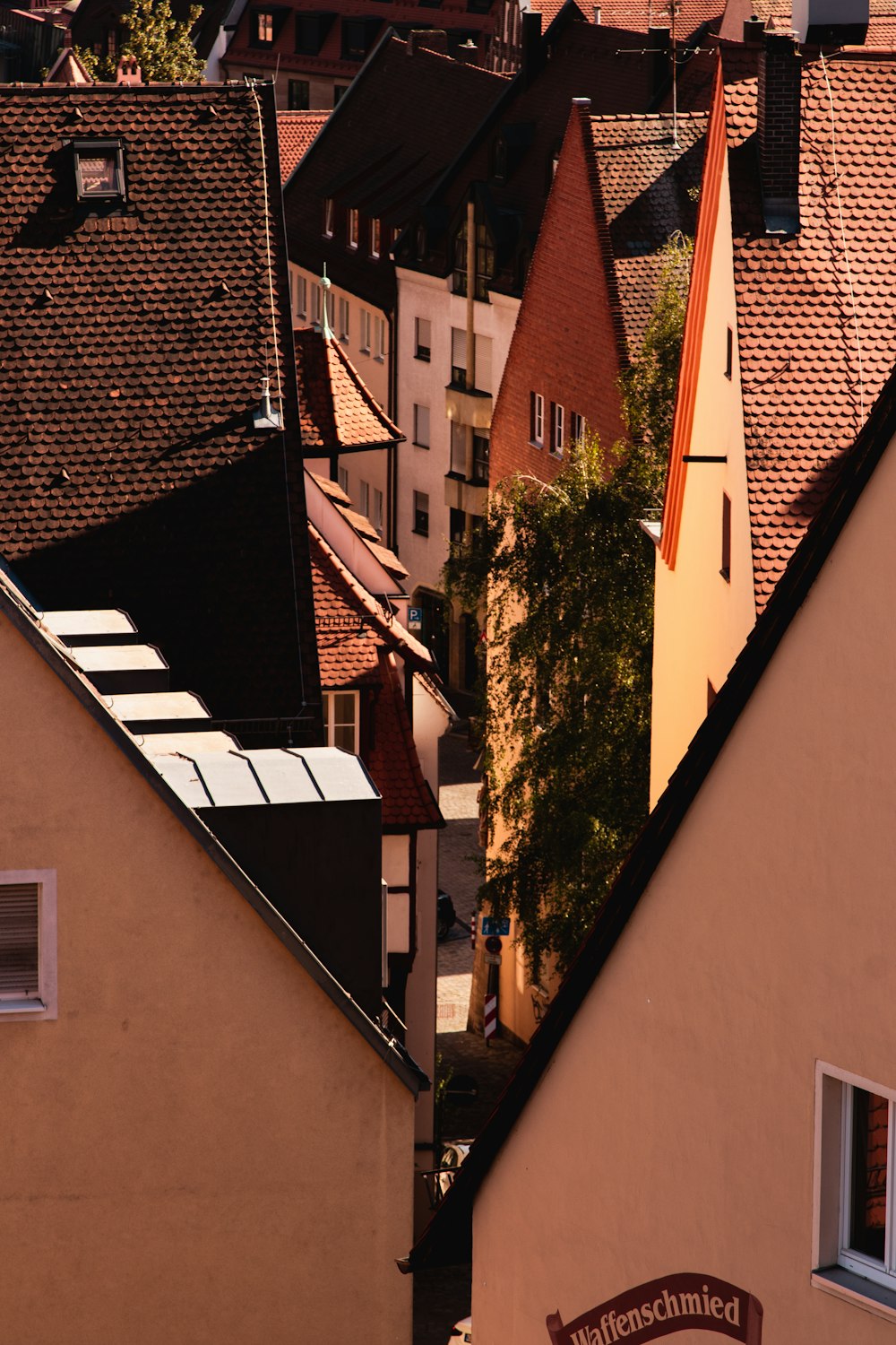 a group of buildings