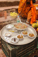a table full of food