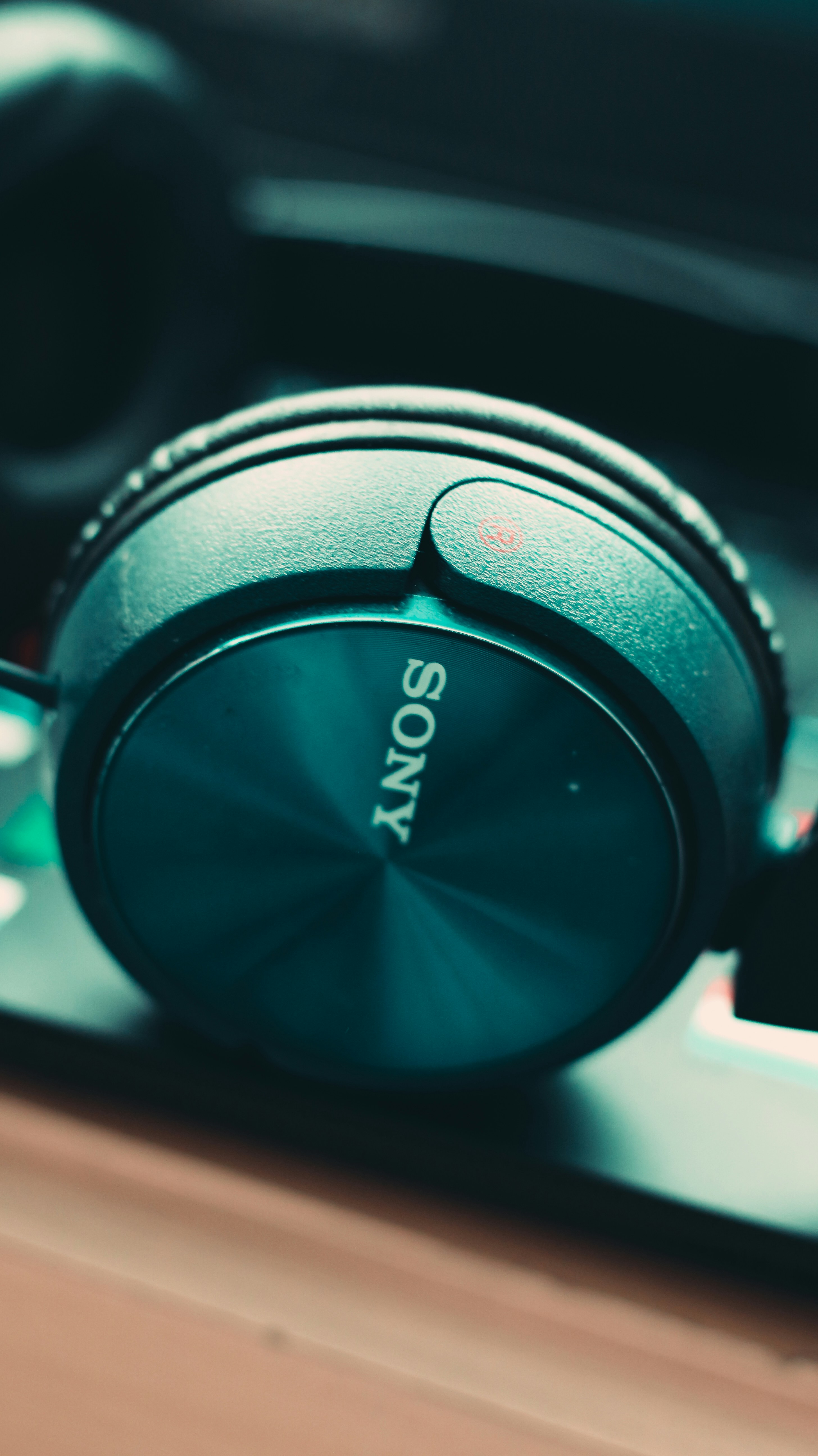 a black microphone on a table