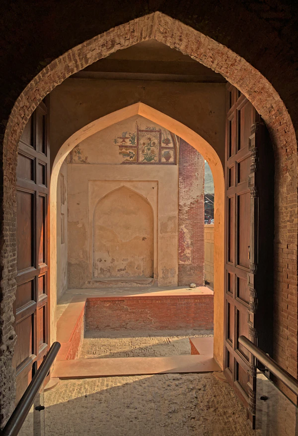 Carved Moroccan archway