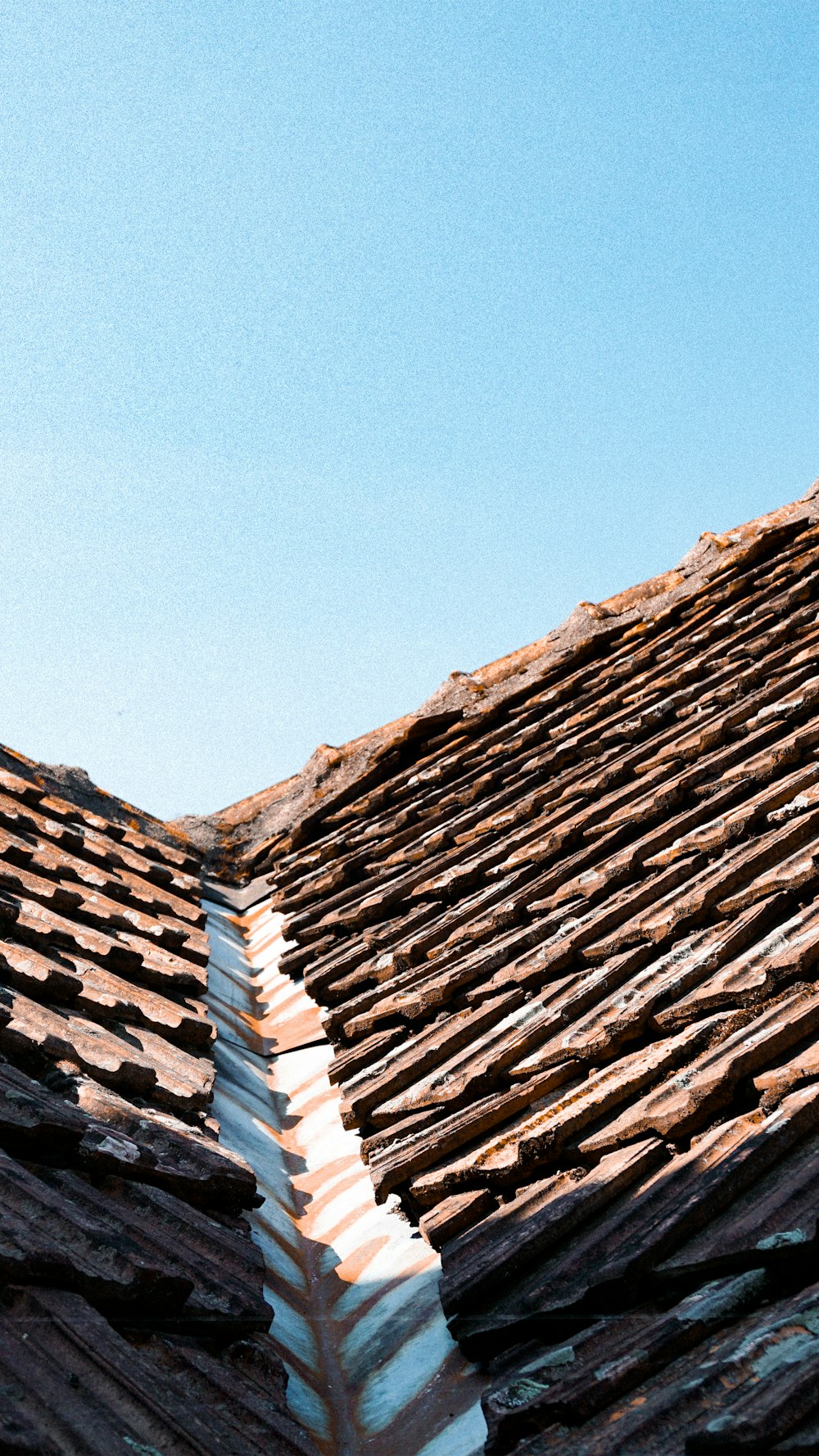 a close-up of a roof