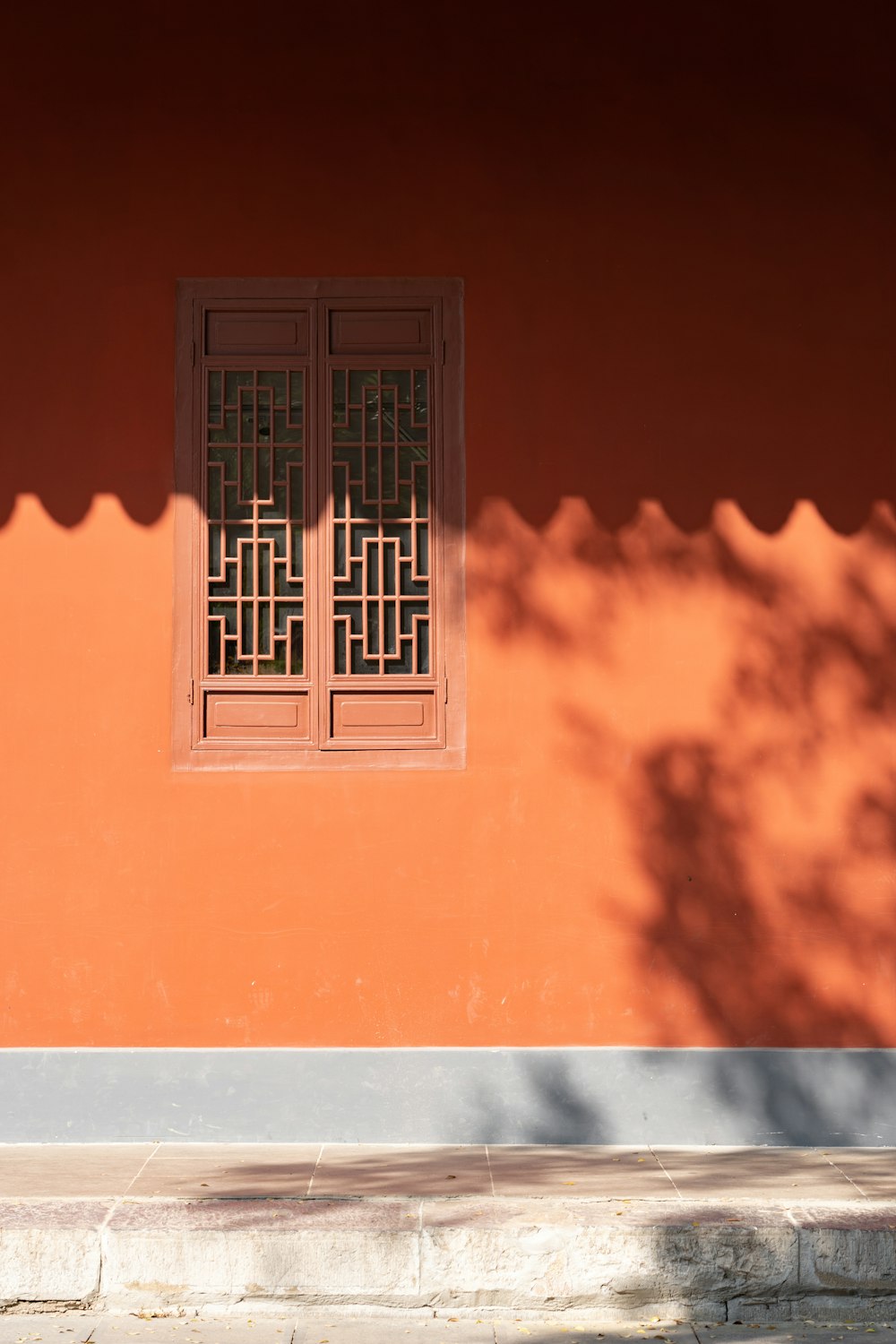 a window in a building