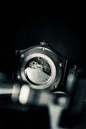a person holding a watch