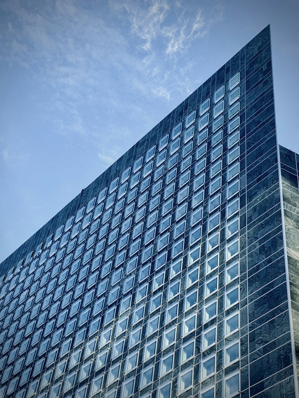 a tall building with many windows