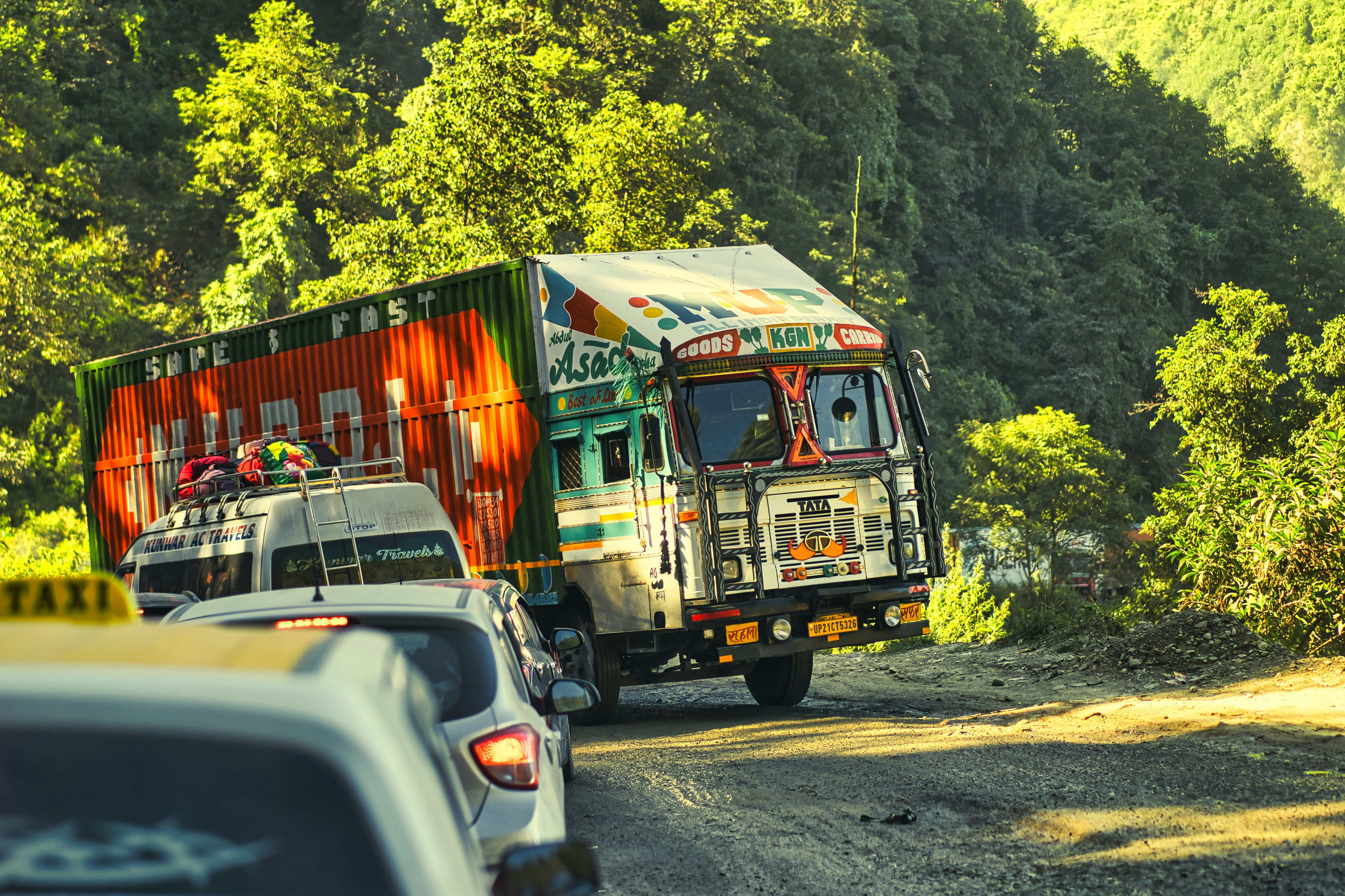 a fire truck on the street