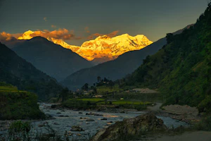 Himalayan river valley