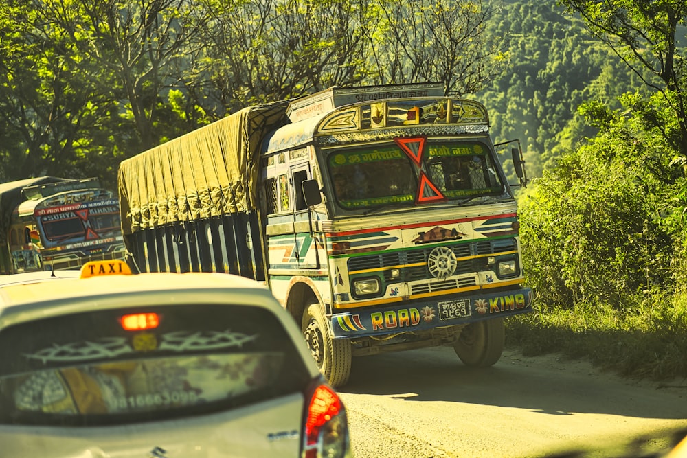 a truck on the street