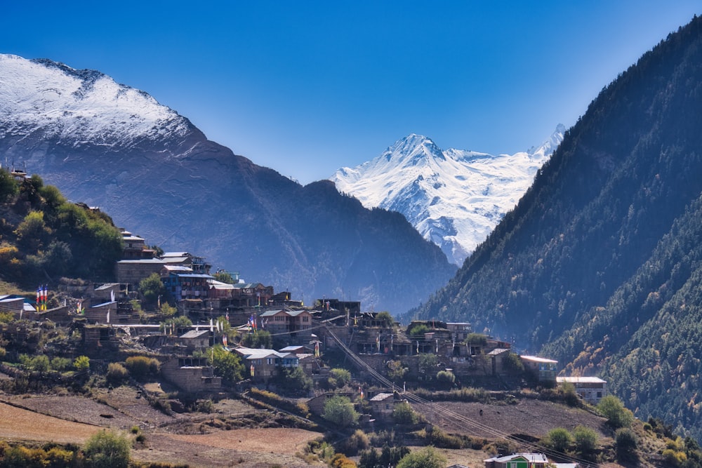 a town in the mountains