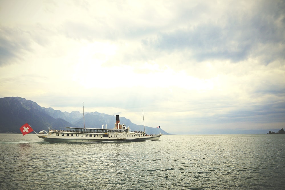 a boat on the water