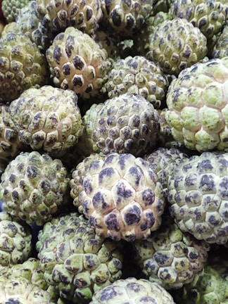 Delicious custard apples ready for export.