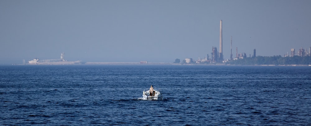 a boat in the water