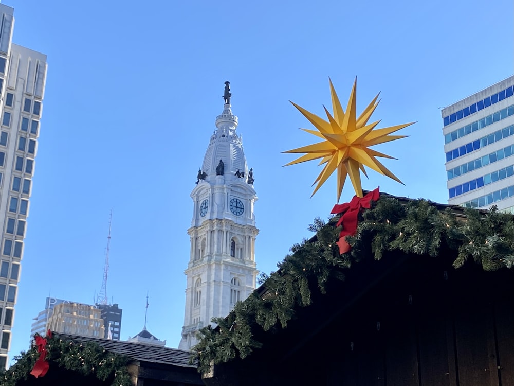 a tall building with a clock tower