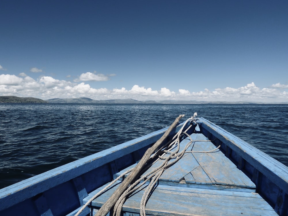 a boat on the water