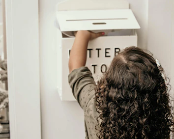 a person holding a sign
