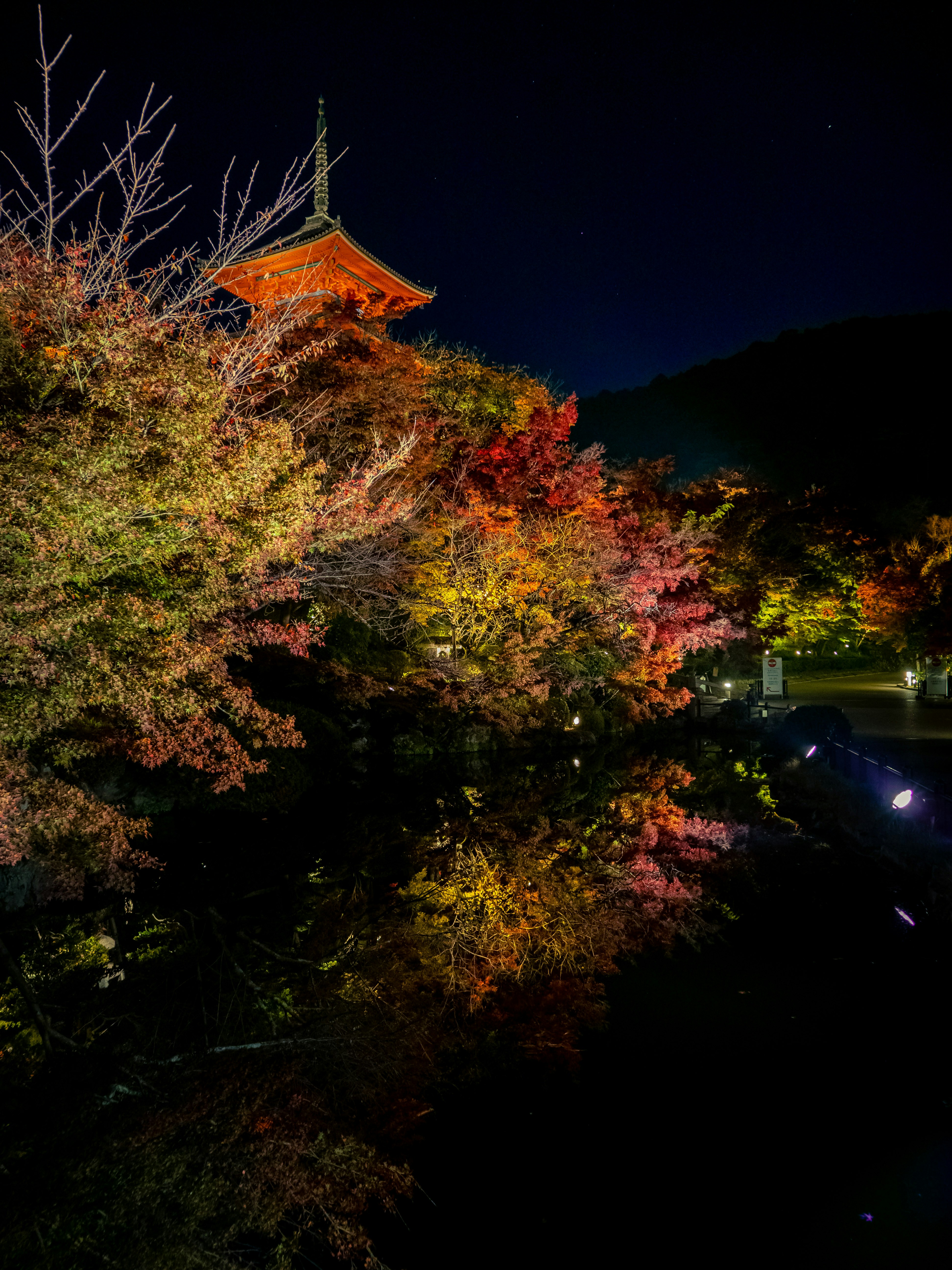 Satoyama landscape at sunset
