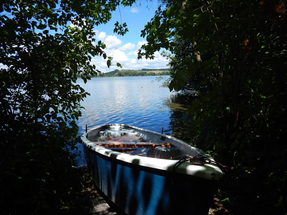 a boat on the water