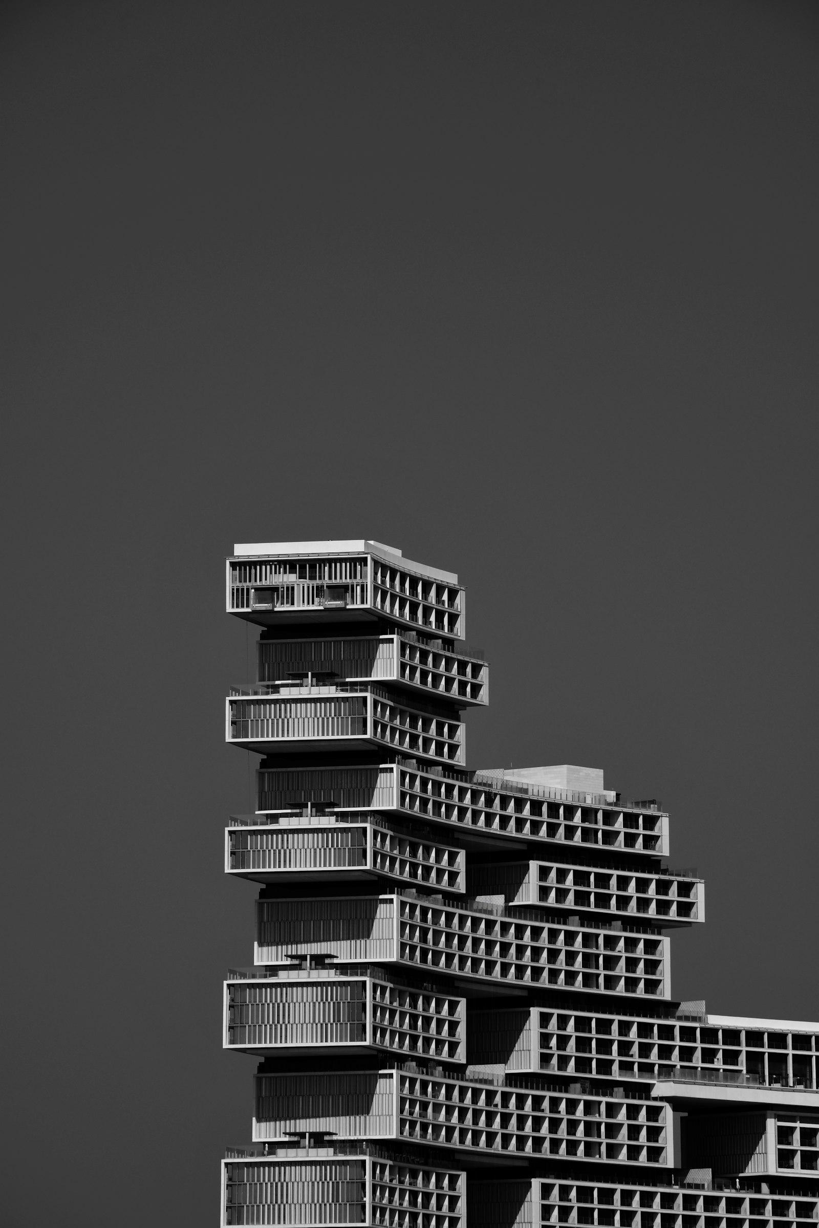 A building with balconies